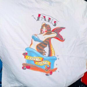 Vans Mermaid SailorJerry designed shirt L